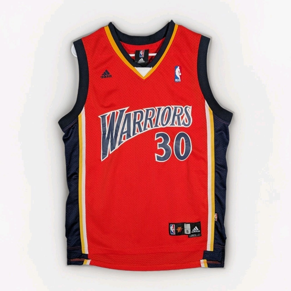 NBA Adidas Golden State Warriors Steph Curry Rookie Jersey #30 Men's Small